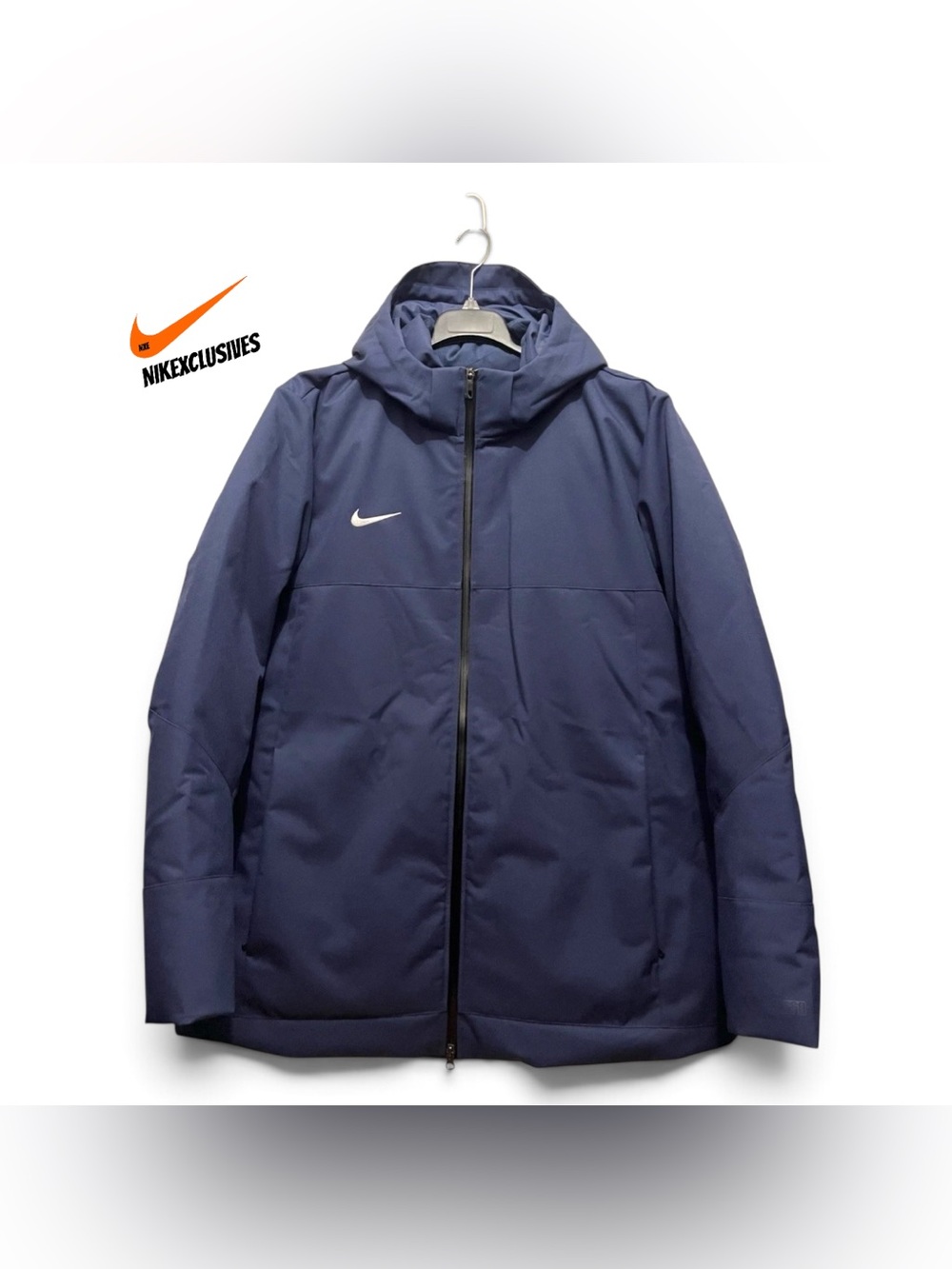 Nike Men’s XL navy Storm-Fit Down Fill Hooded Parka Jacket DJ6526-419 NWT